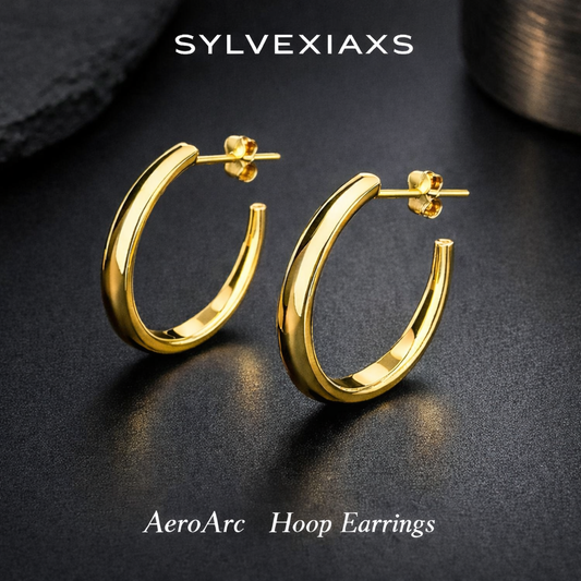 AeroArc Hoop Earrings