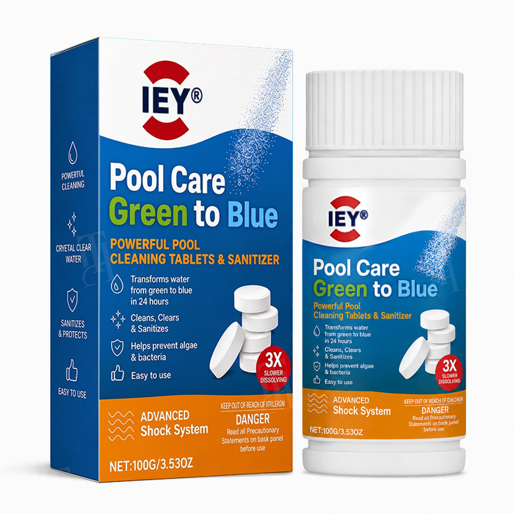 🏆 Official Store | IEY® Pool Care Green to Blue