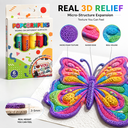 🔥Last Day Promotion 70% OFF丨IEY® 🖍️3D Relief Art Pen – Turn Flat Drawings Into Touchable 3D Art🪄