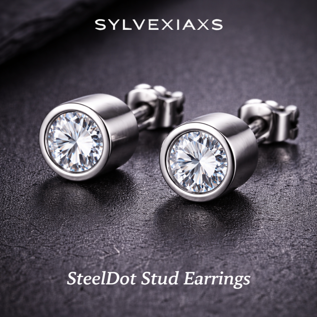 SteelDot Stud Earrings