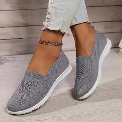 LAST DAY: 70% OFF — Step Into All-Day Comfort with Women’s Orthopedic Knit Slip-On Shoes