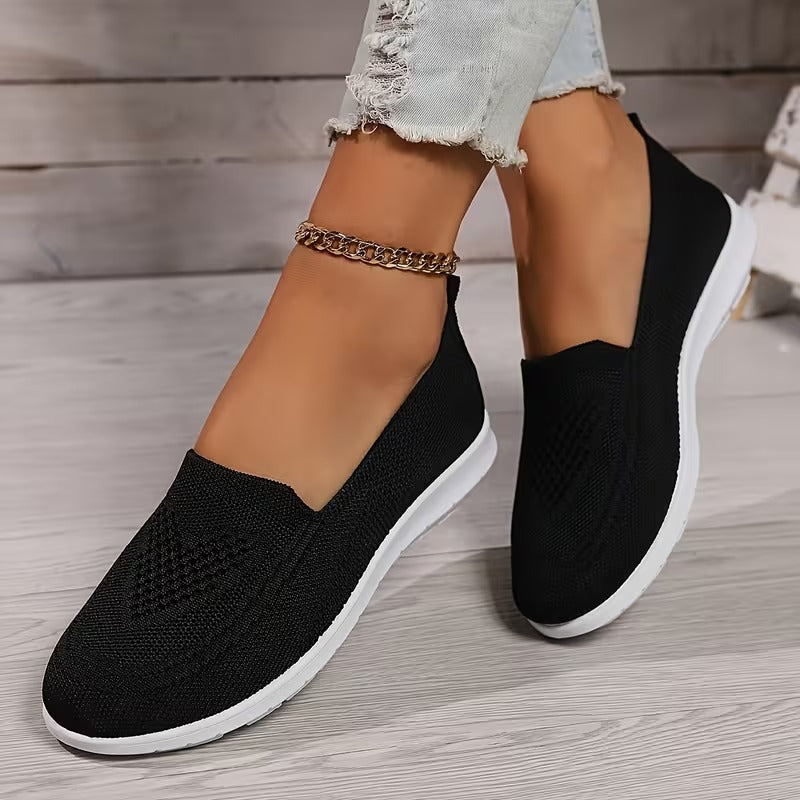 LAST DAY: 70% OFF — Step Into All-Day Comfort with Women’s Orthopedic Knit Slip-On Shoes
