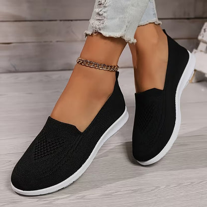 LAST DAY: 70% OFF — Step Into All-Day Comfort with Women’s Orthopedic Knit Slip-On Shoes