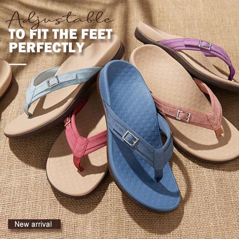 🔥Last Day Promotion 60% OFF - Orthopedic Arch Support Flip Flops ✅Feel Pain-Free and Light on Your Feet All Day Long