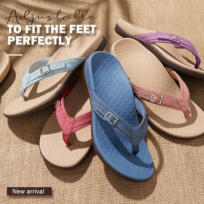 🔥Last Day Promotion 60% OFF - Orthopedic Arch Support Flip Flops ✅Feel Pain-Free and Light on Your Feet All Day Long