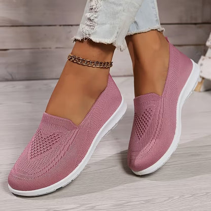 LAST DAY: 70% OFF — Step Into All-Day Comfort with Women’s Orthopedic Knit Slip-On Shoes