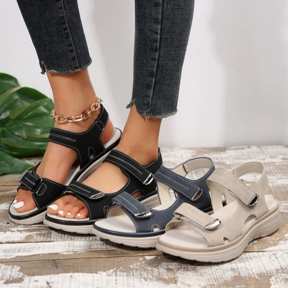 🔥 LAST DAY: 80% OFF - 👣 Women's Orthopedic Comfort Walking Sandals with Adjustable Arch Support