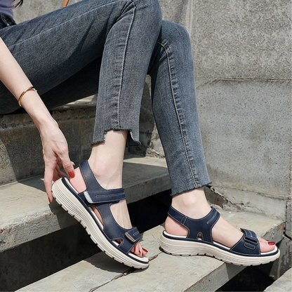 🔥 LAST DAY: 80% OFF - 👣 Women's Orthopedic Comfort Walking Sandals with Adjustable Arch Support