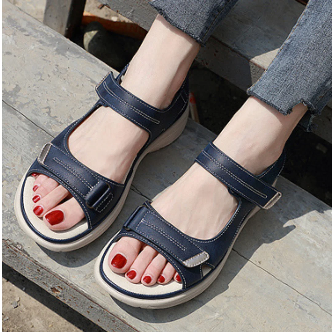 🔥 LAST DAY: 80% OFF - 👣 Women's Orthopedic Comfort Walking Sandals with Adjustable Arch Support