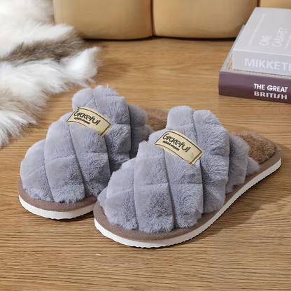 🔥𝑺𝑨𝑳𝑬 - 𝟕𝟎% 𝑶𝑭𝑭🔥 Women's Cozy Winter Plush Slippers with Arch Support
