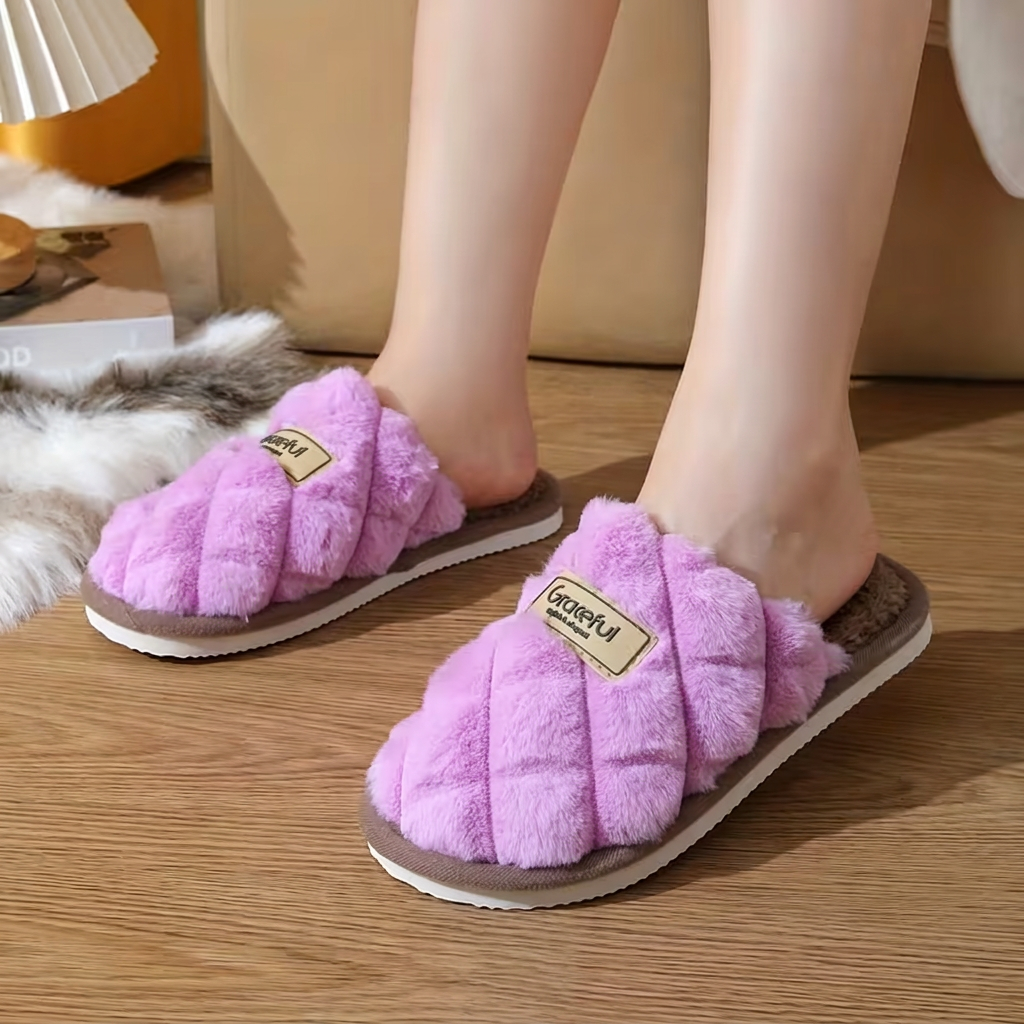 🔥𝑺𝑨𝑳𝑬 - 𝟕𝟎% 𝑶𝑭𝑭🔥 Women's Cozy Winter Plush Slippers with Arch Support